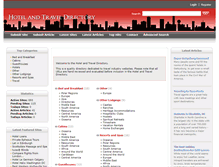Tablet Screenshot of hotelandtraveldirectory.com